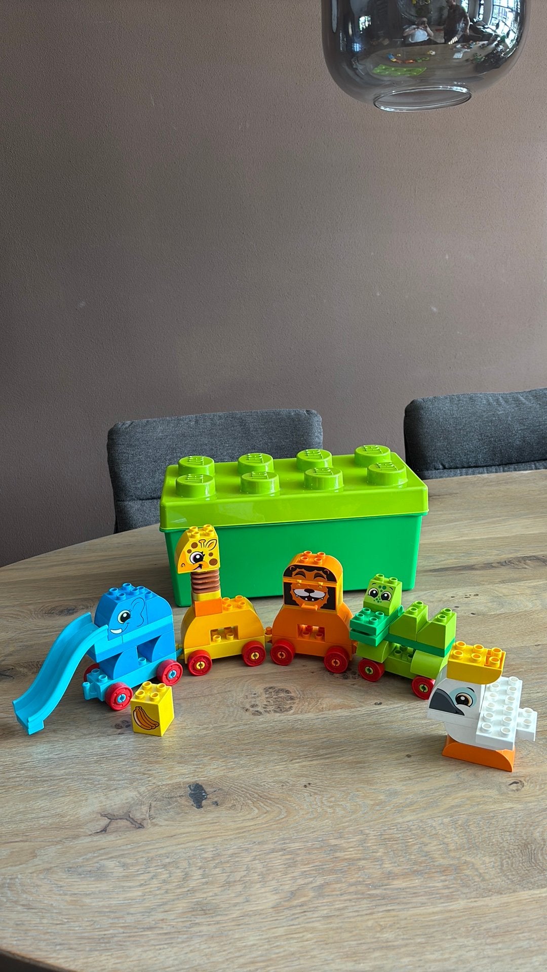 Lego duplo - mijn eerste dier + opbergdoos, Kinderen en Baby's, Speelgoed | Duplo en Lego, Ophalen, Zo goed als nieuw, Duplo