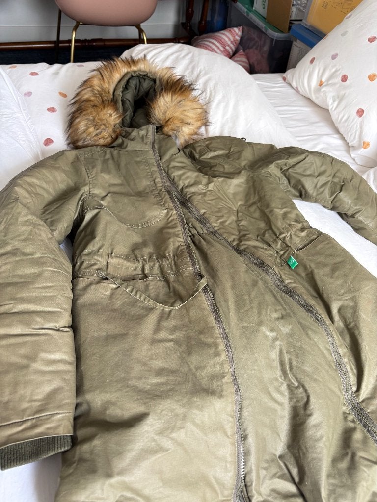 Zwangerschaps jas parka, Ophalen of Verzenden, Maat 36 (S), Modern eternity, Gedragen