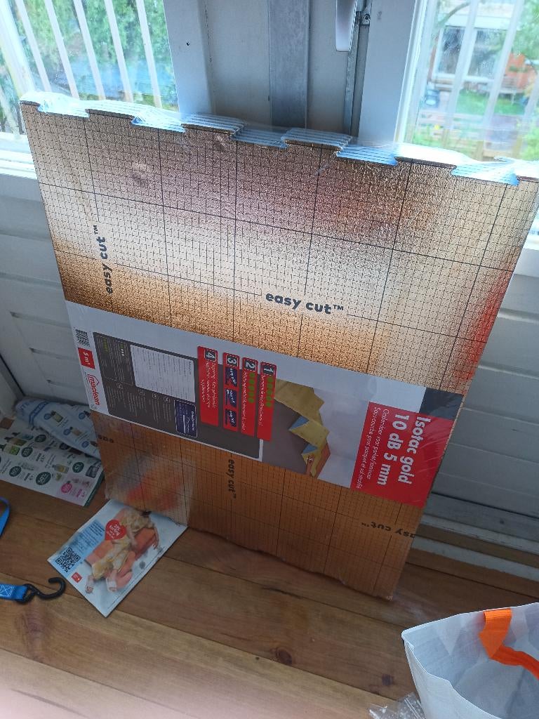 Ondervloer, Isotac goud 10dB, 5m2, Overige materialen, Nieuw, 5 tot 10 m², Ophalen