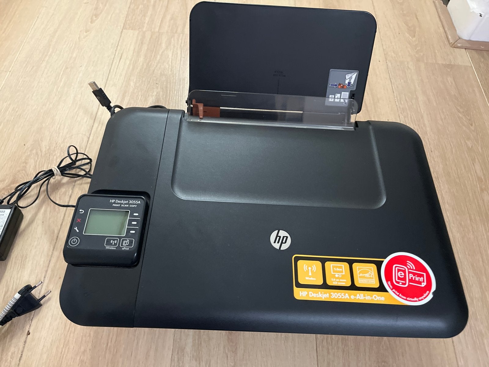 HP Deskjet 3055A e-All-in-One Printer met Wi-Fi, Ophalen, Gebruikt, Inkjetprinter, All-in-one