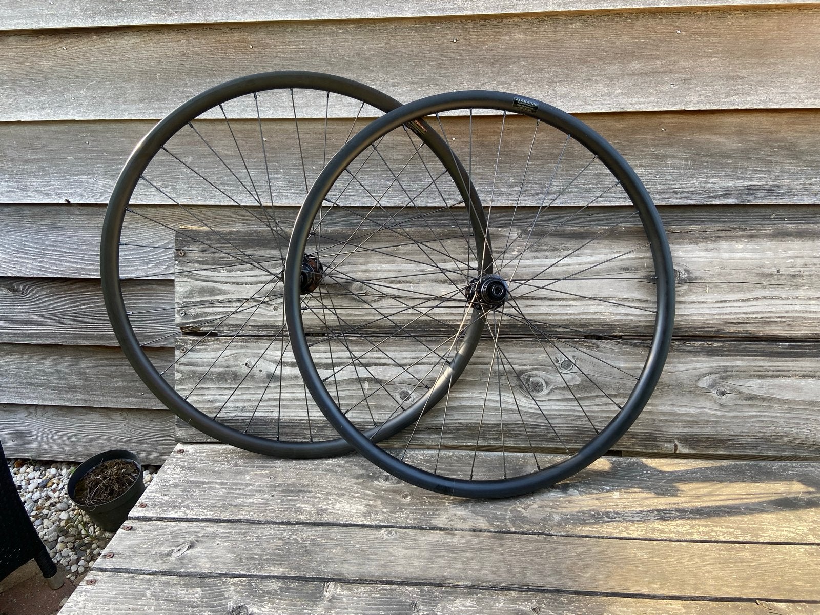 Alexrims GD24 Aluminium Alloy Disc gravel racefiets wielen, Fietsen en Brommers, Wiel, Gebruikt, Ophalen of Verzenden, Aluminium