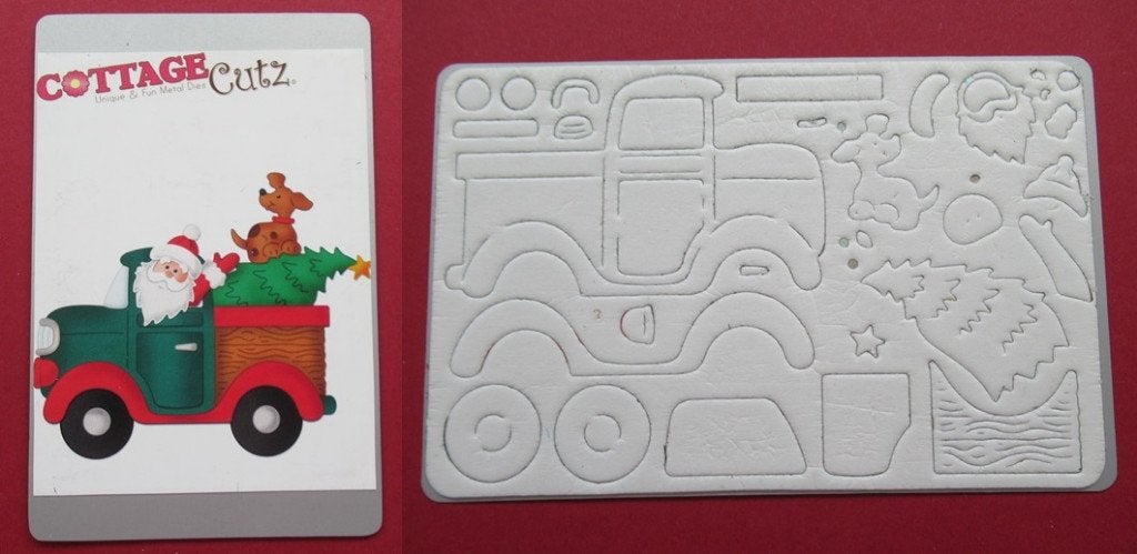 Cottage Cutz; Santa's Truck, Ophalen of Verzenden, Zo goed als nieuw, Kerst, Pons of Mal