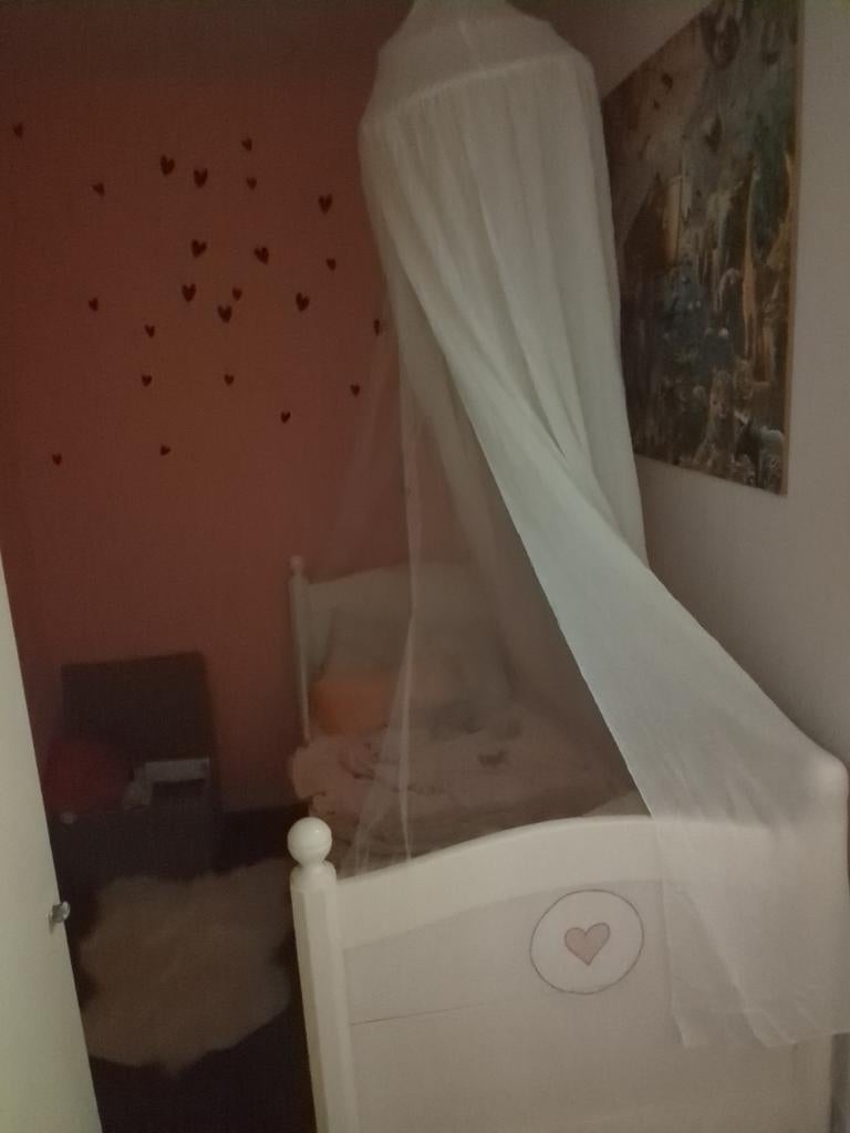 Gratis ophalen meisjes bed, Ophalen, Gebruikt, 180 cm of meer, 85 tot 100 cm