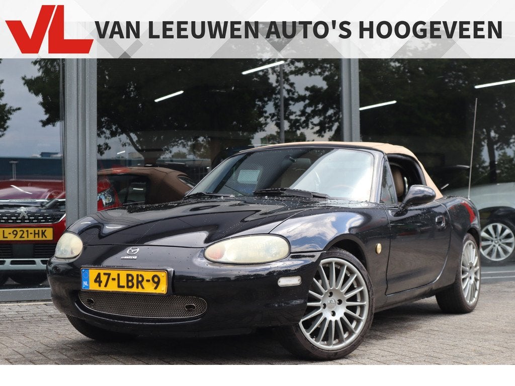 Mazda MX-5 1.6i Touring | Nieuw binnen | Leder | Stoelverwar, Auto's, Oldtimers, Stoelverwarming, Achterwielaandrijving, Beige