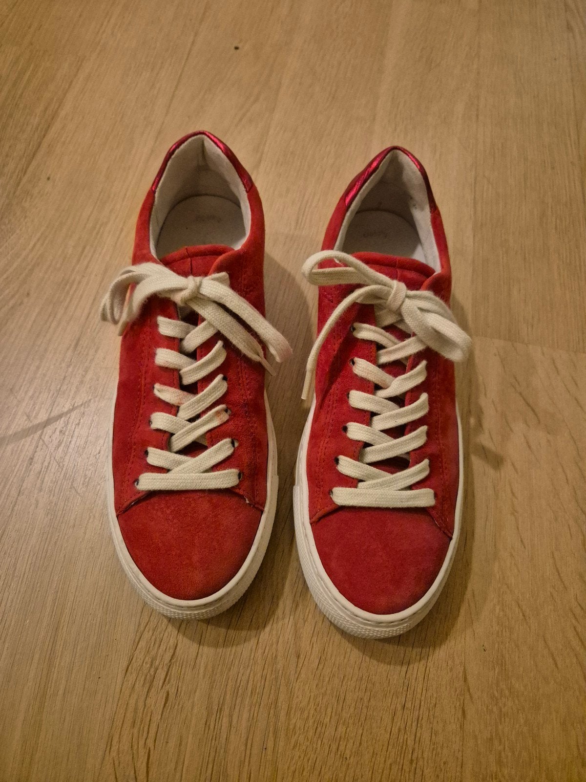 Gabor rode sneakers, suède, maat 39, Gabor, Ophalen of Verzenden, Rood, Sneakers of Gympen