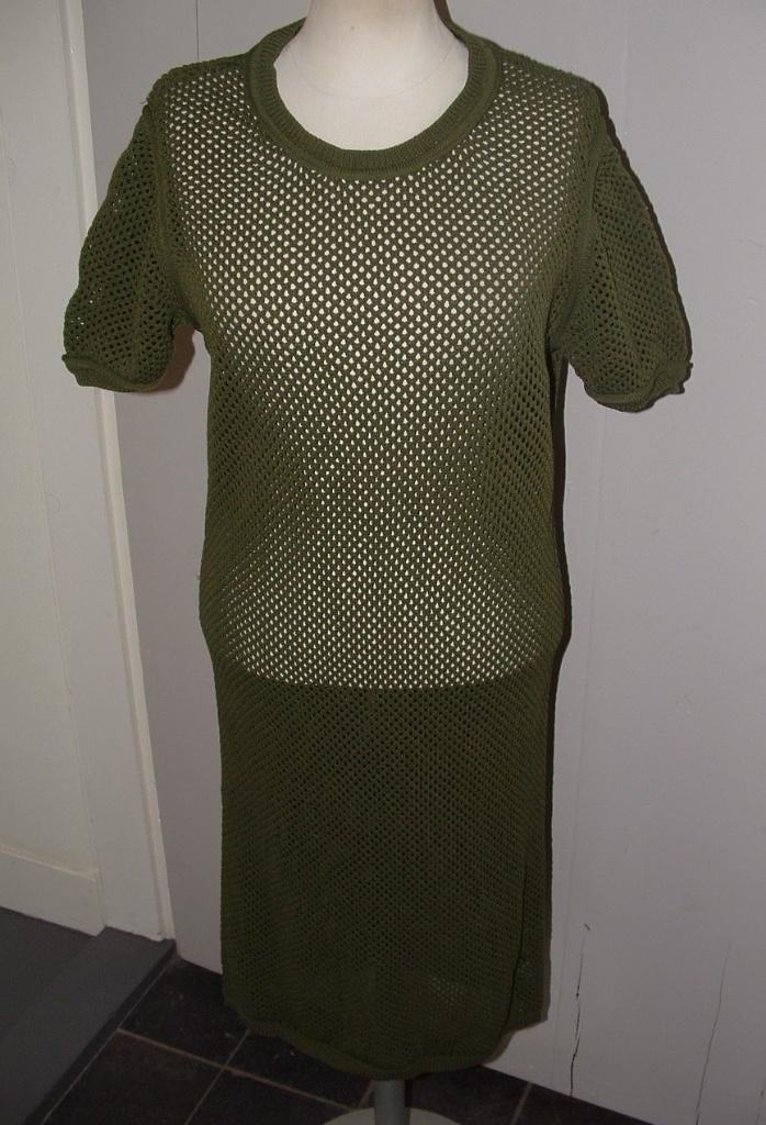 Nikkie Plessen jurk maat 38/40 - tuniek tunic army green, Kleding | Dames, Jurken, Zo goed als nieuw, Maat 38/40 (M), Groen, Boven de knie