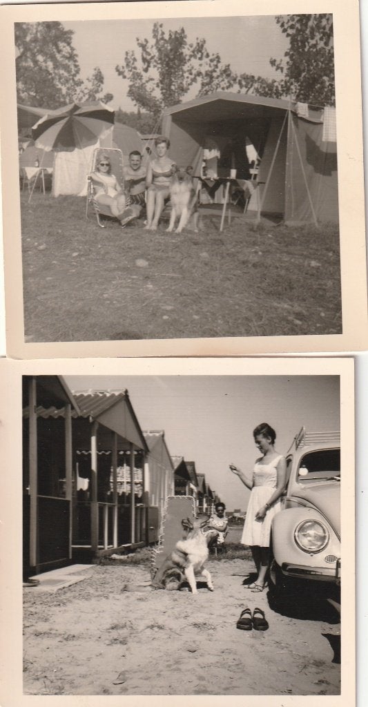 fotos  op de  camping, Verzenden, 1960 tot 1980, Zo goed als nieuw, Overige onderwerpen
