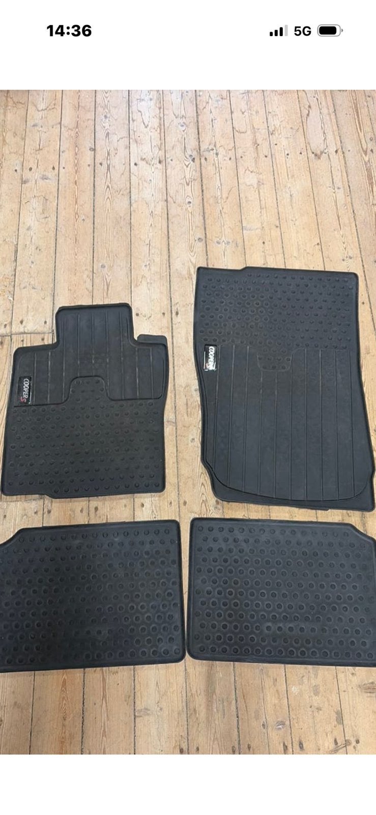 Winter matten set mini cooper r56, Ophalen of Verzenden, Zo goed als nieuw
