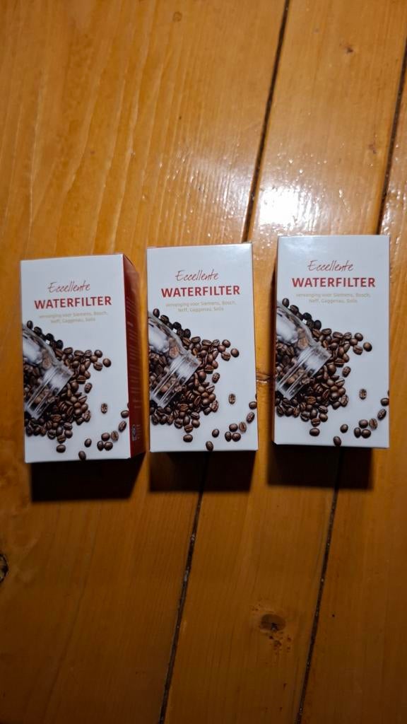 3 waterfilters voor een koffieapparaat., Witgoed en Apparatuur, Koffiemachine-accessoires, Nieuw, Verzenden
