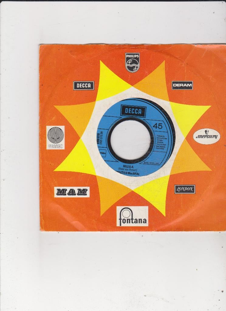 Single Mouth & MacNeal - Hello-a, Ophalen of Verzenden, Gebruikt, Pop