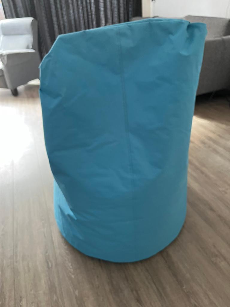 Zitzak merk xoft, Huis en Inrichting, Zitzakken, Ophalen, Zo goed als nieuw, Blauw, Zitzak