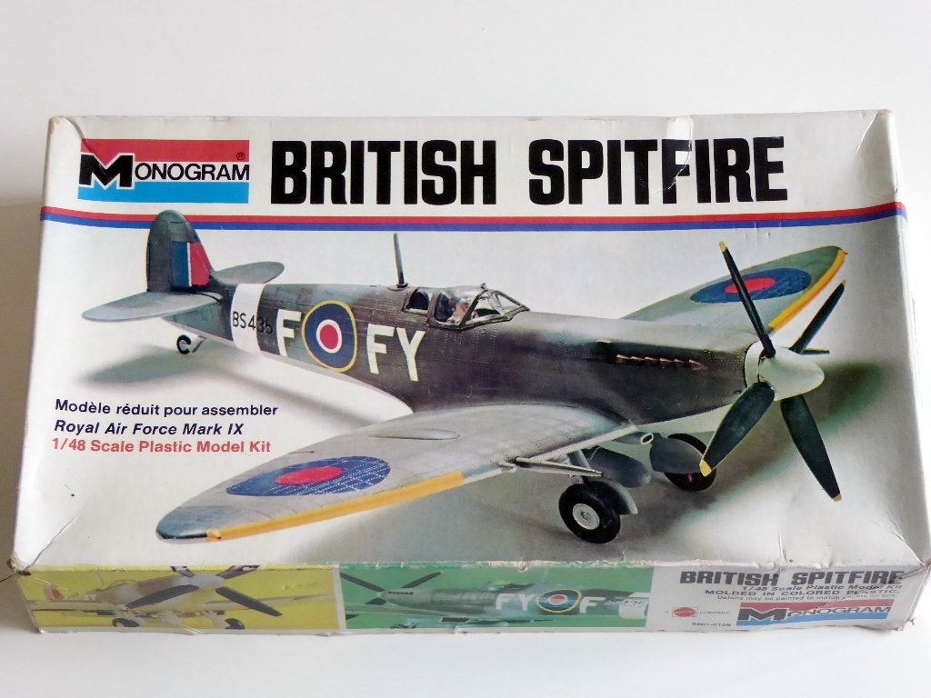 British Spitfire - Monogram 1/48, Overige merken, Nieuw, Ophalen of Verzenden, Groter dan 1:72