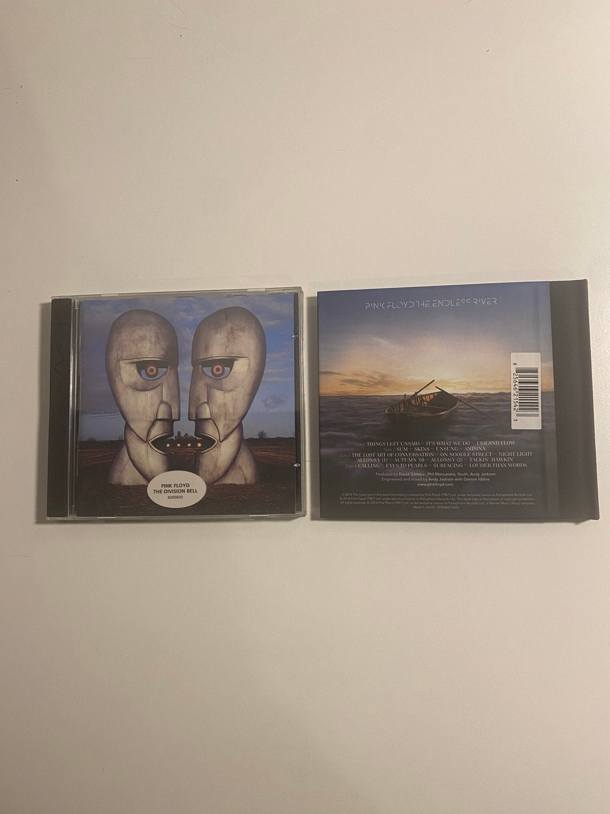 Pink Floyd - The Endless River & The Division Bell CD's, Rock, Ophalen of Verzenden, Zo goed als nieuw, Inclusief doosje