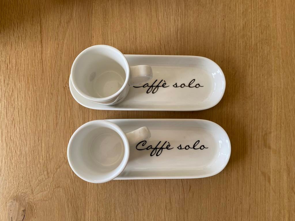 2x Rivièra maison caffe solo, Ophalen of Verzenden, Overige stijlen, Kop(pen) en/of Schotel(s)