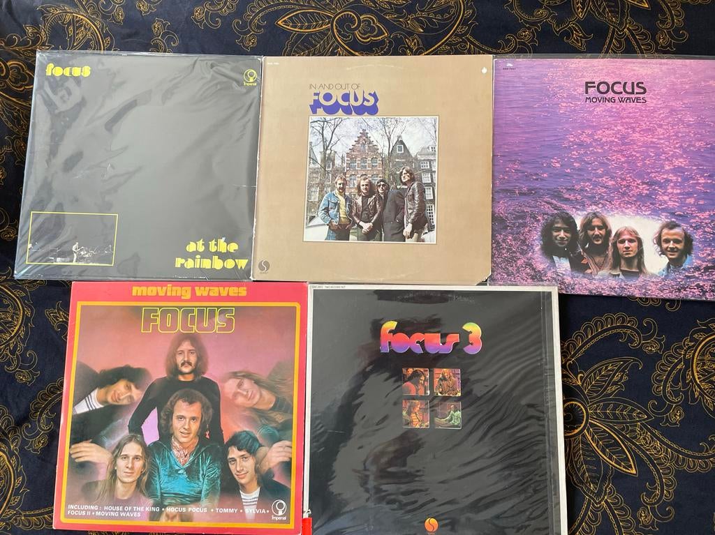 Focus 5 lp’s, Dubbel-LP, Ophalen of Verzenden, Gebruikt, 12 inch
