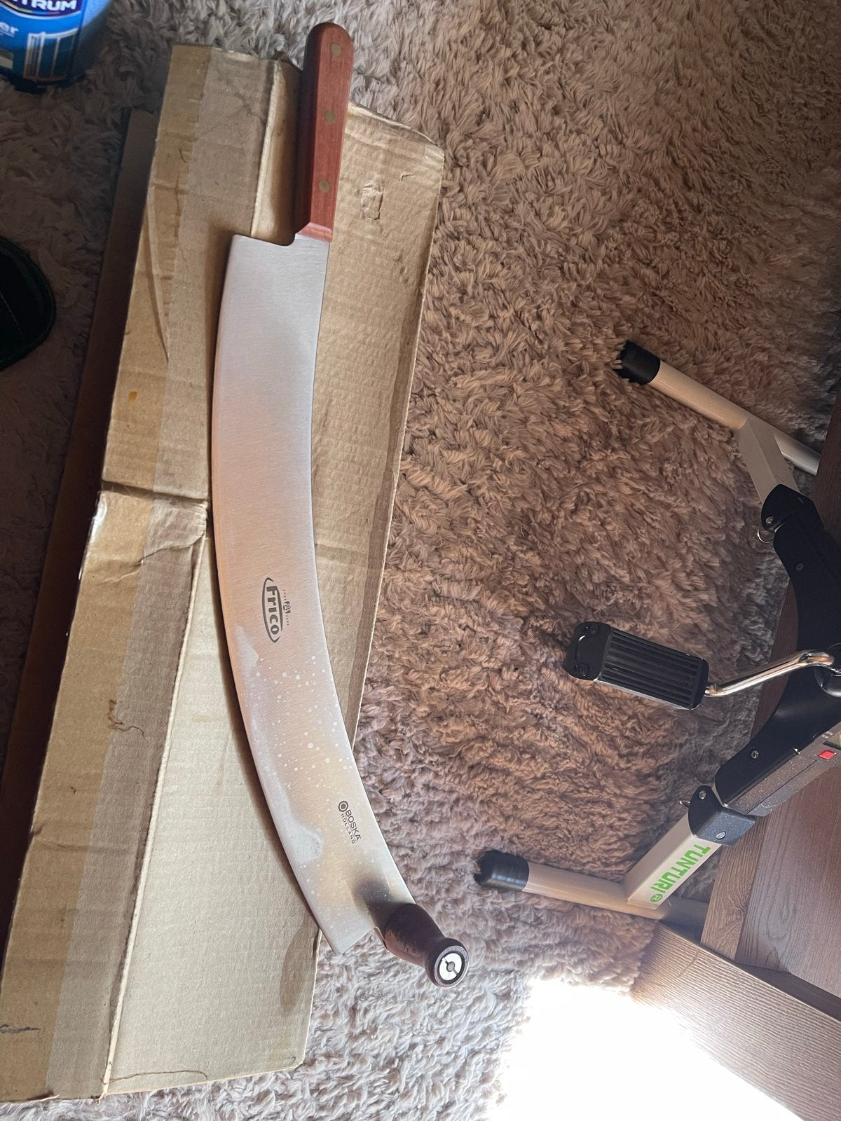 Boska Holland kaasmes 38cm - Professioneel, Zilver, Ophalen of Verzenden, Metaal, Overige merken
