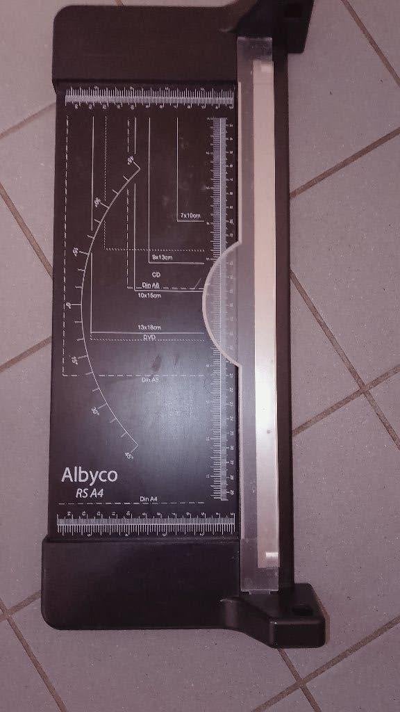 Albyco RS A4 rolsnijmachine plateau / basisbord, Ophalen of Verzenden, Gebruikt