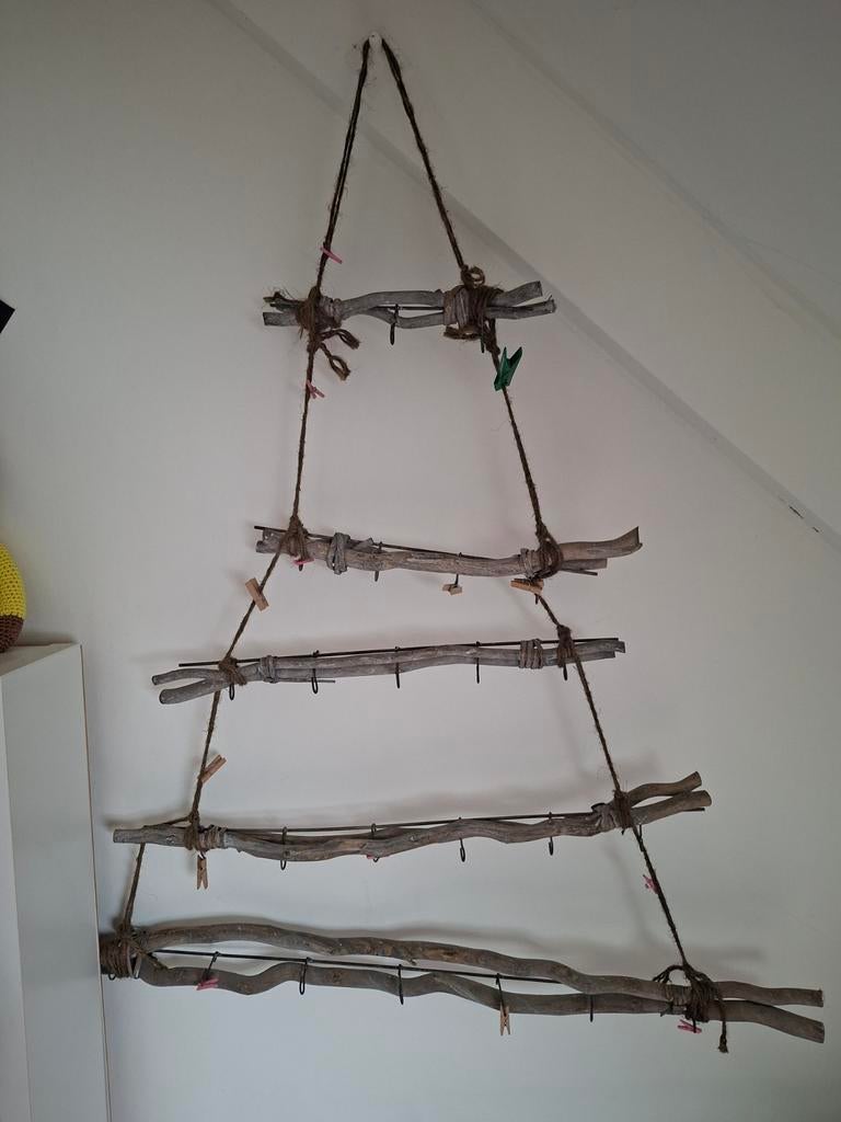 decoratie ladder/rek, Huis en Inrichting, Woonaccessoires | Overige, Zo goed als nieuw, Hout, Bruin, Landelijk, Ophalen