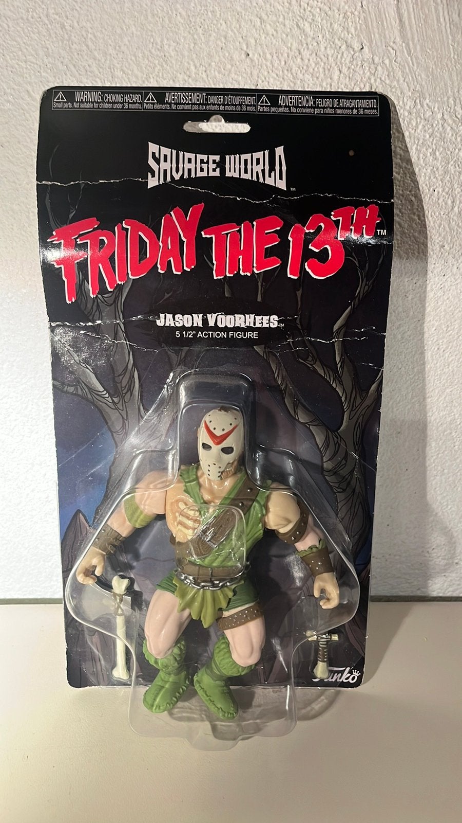 Friday The 13TH Jason Voorhees actie figuur sealed card, Ophalen of Verzenden, Zo goed als nieuw