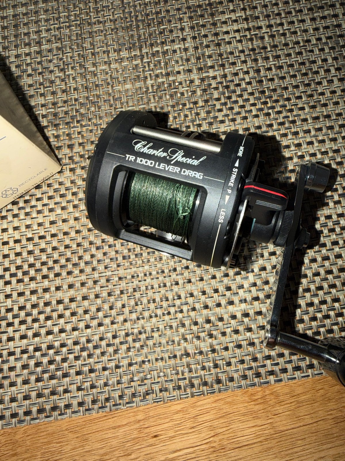 Shimano Charter Special TR 1000 Lever Drag Vismolen, Verzenden, Zo goed als nieuw, Molen