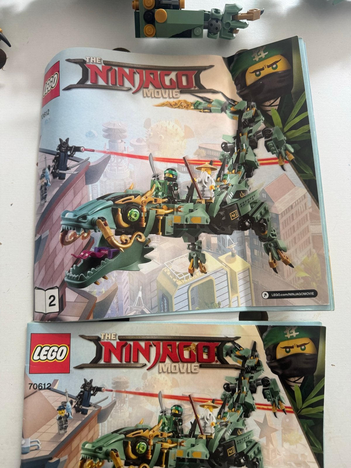 LEGO Ninjago Movie Green Ninja Mech Draak (70612), Ophalen of Verzenden, Gebruikt, Overige merken