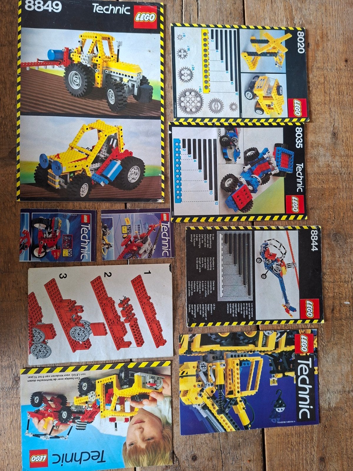oude lego technic instructieboekjes, Ophalen of Verzenden