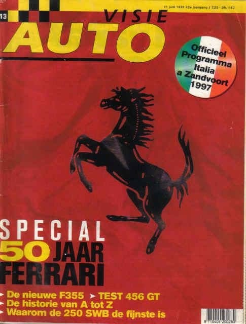 Autovisie 13 1997 : Ferrari - Opel Astra Sport - Audi A8, Ophalen of Verzenden, Gelezen, Algemeen