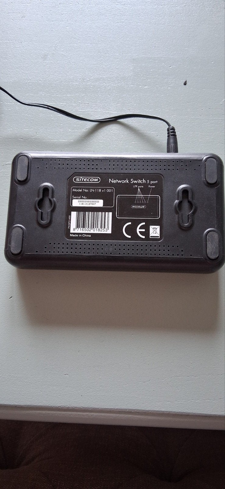 Sitecom Network Switch 5 poort - LN-118 V1 001, Computers en Software, Ophalen of Verzenden, Gebruikt