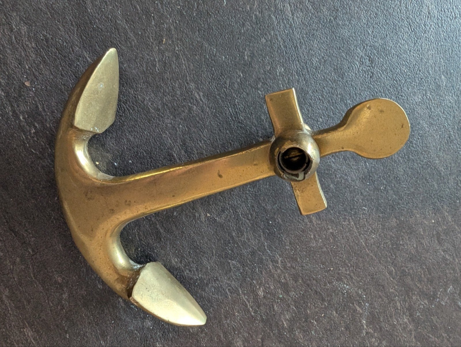 Antiek Messing Anker, Ophalen of Verzenden