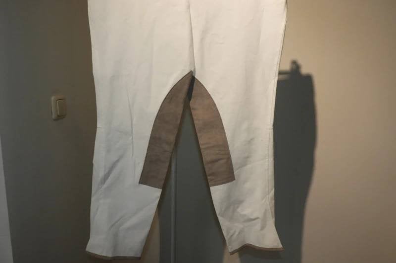 Pauw Amsterdam witte ruiter broek been lappen D42, Kleding | Dames, Maat 38/40 (M), Pauw, Zo goed als nieuw, Lang