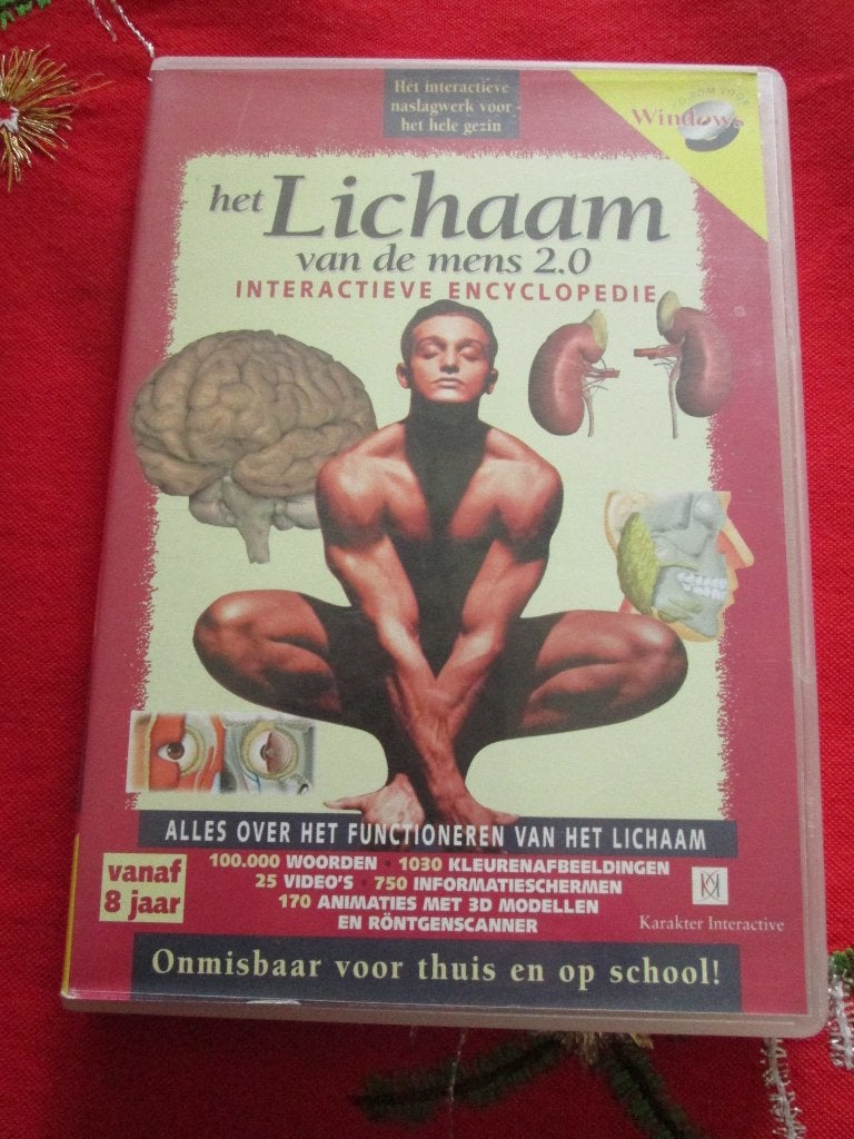 Het lichaam van de mens 2.0 interactieve encyclopedie Retro, Puzzel en Educatief, 1 speler, Ophalen of Verzenden, Zo goed als nieuw