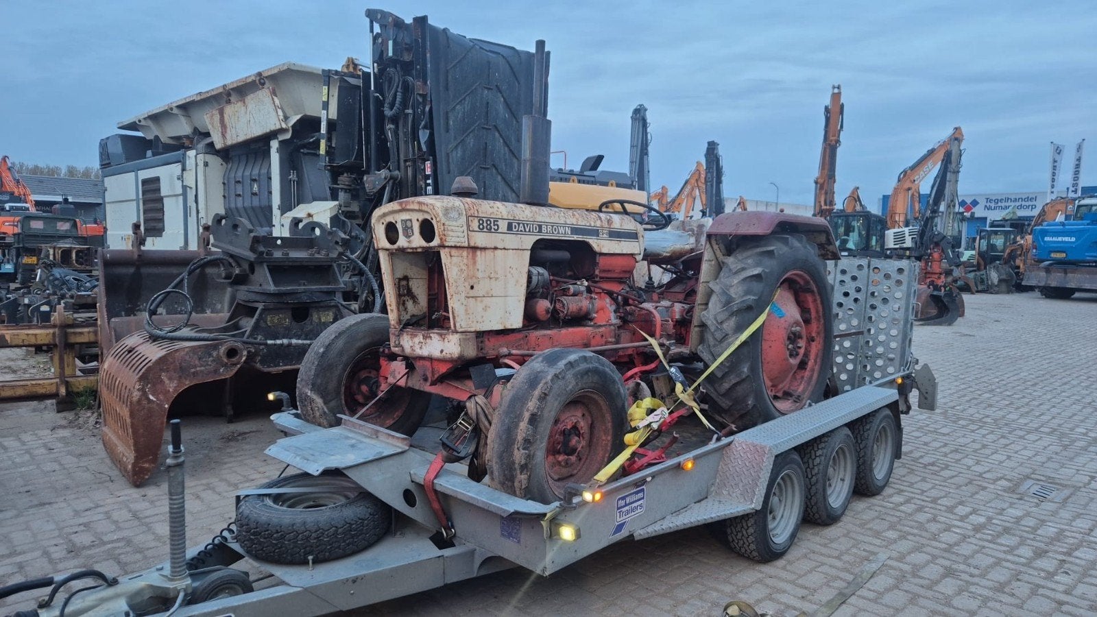 David Brown 885 traktor, Ophalen, Oldtimer, Overige merken