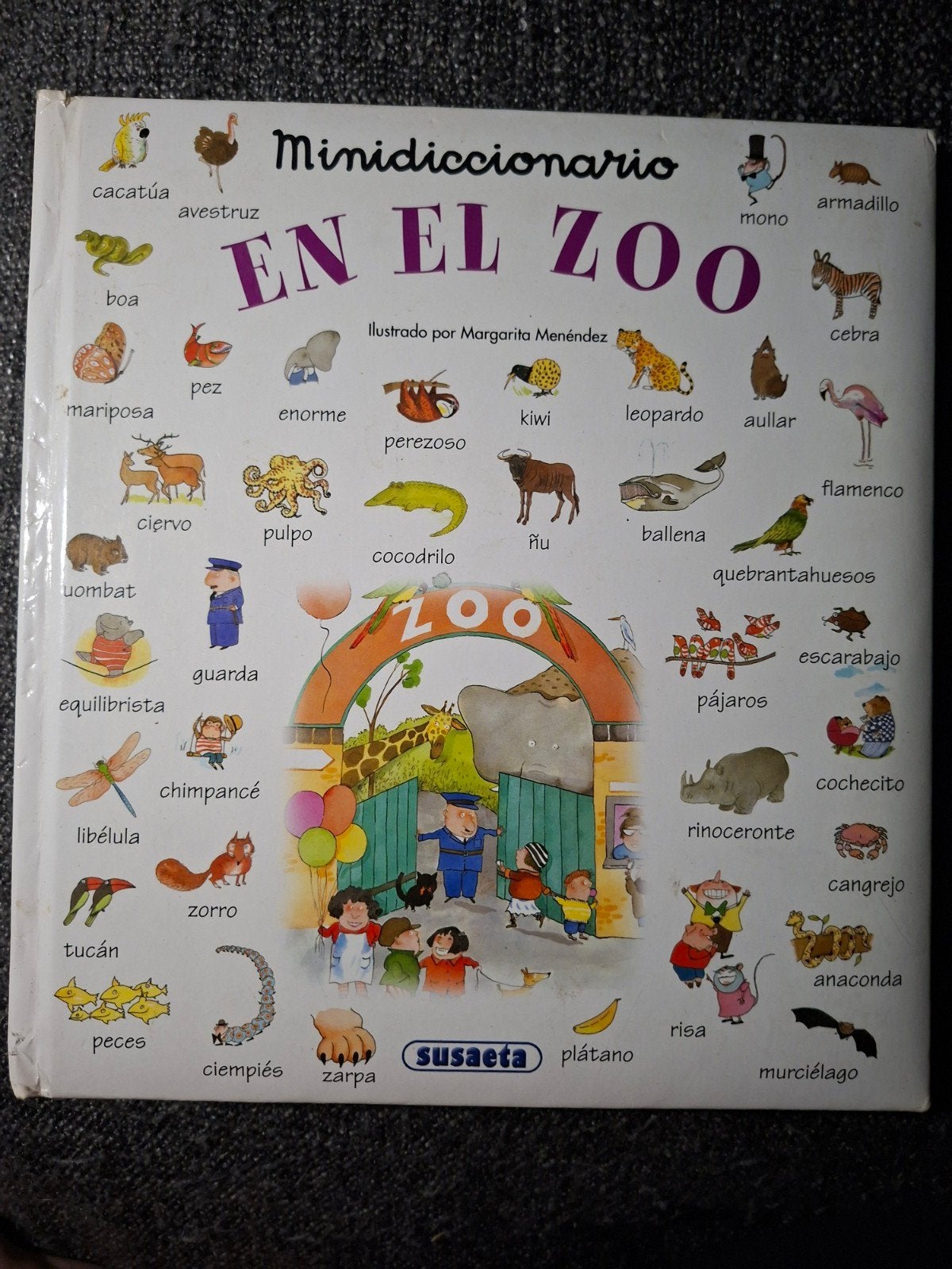 Minidiccionario en el Zoo - Spaans kinderboek, Ophalen of Verzenden, Gelezen
