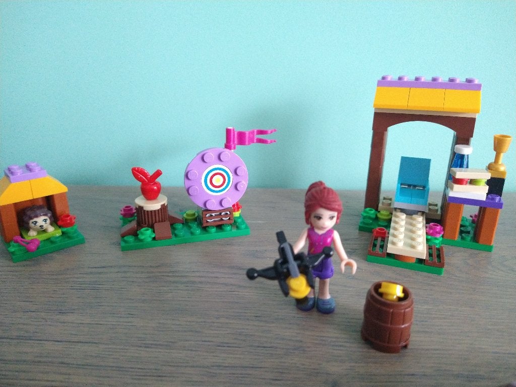 Lego Friends 41120 Avonturenkamp schietschijf Mia, Kinderen en Baby's, Lego, Friends, Ophalen of Verzenden, Zo goed als nieuw