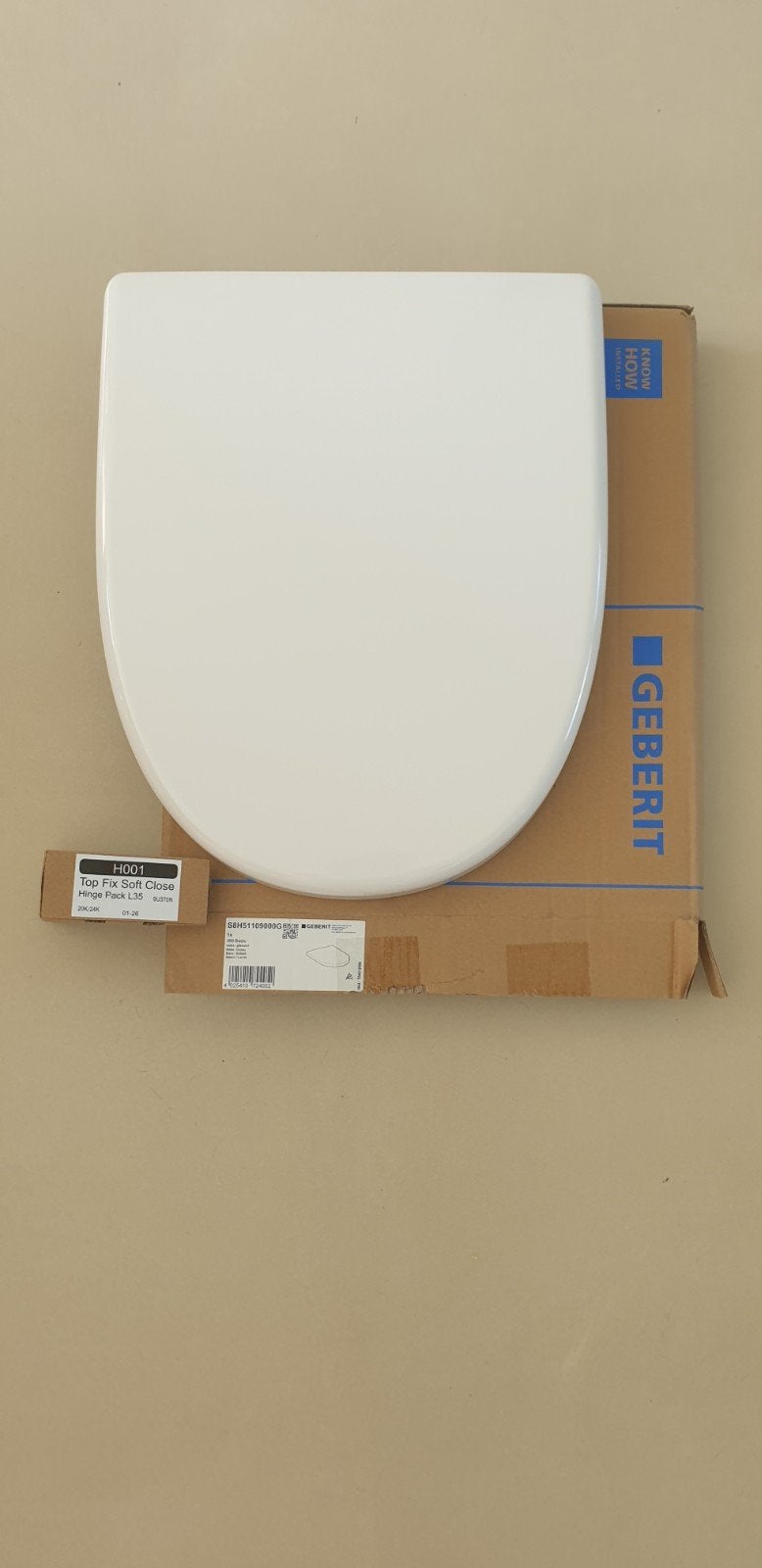Geberit Top Fix Soft Close Toiletzitting - Nieuw, Ophalen, Nieuw, Toilet