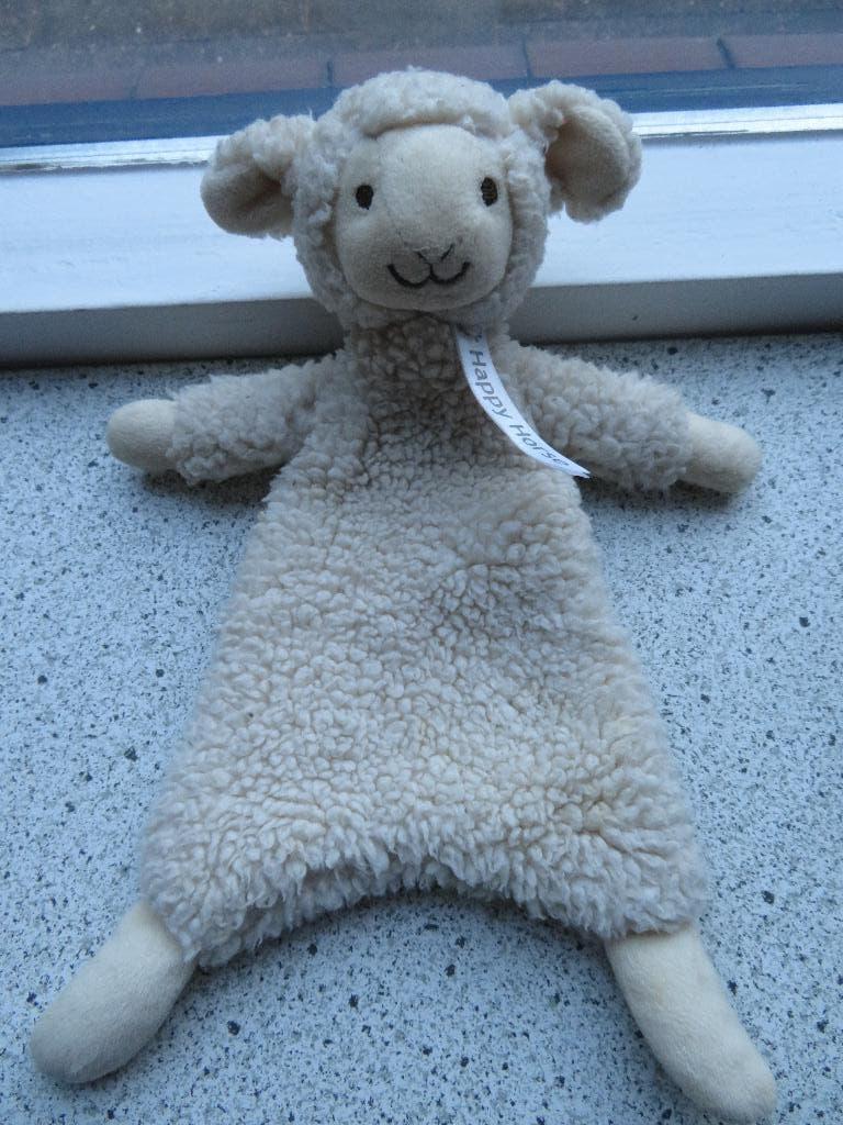 Schaap schaapje knuffeldoek merk Happy Horse, Kinderen en Baby's, Speelgoed | Knuffels en Pluche, Gebruikt, Ophalen of Verzenden