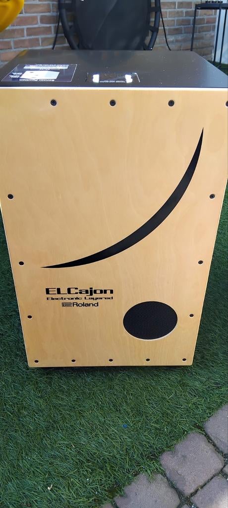 El Cajon elektrische cajon Roland  zeer goede staat met tas, Ophalen of Verzenden, Melodische percussie