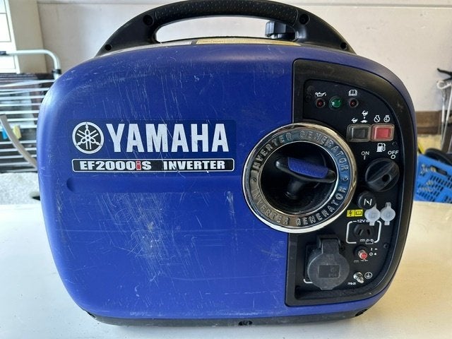 Yamaha EF2000IS aggregaat, Doe-het-zelf en Verbouw, Aggregaten, Ophalen, Gebruikt, Benzine, Geluidgedempt