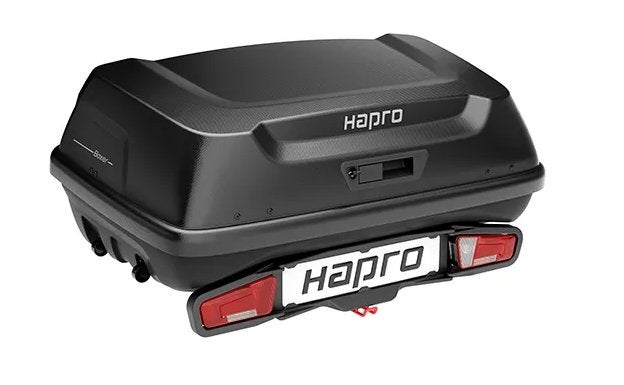 Hapro Boxer L + Platform - Trekhaakkoffer - 420 Liter zwart, Ophalen of Verzenden, Nieuw