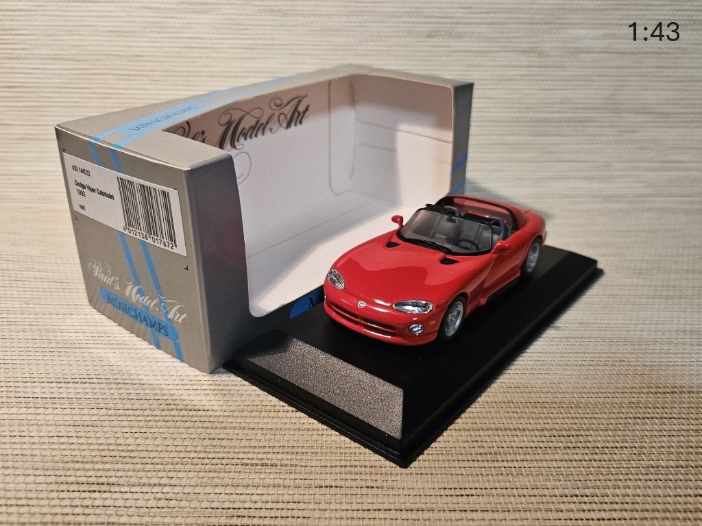 minichamps dodge, Ophalen of Verzenden, Zo goed als nieuw, Auto, MiniChamps