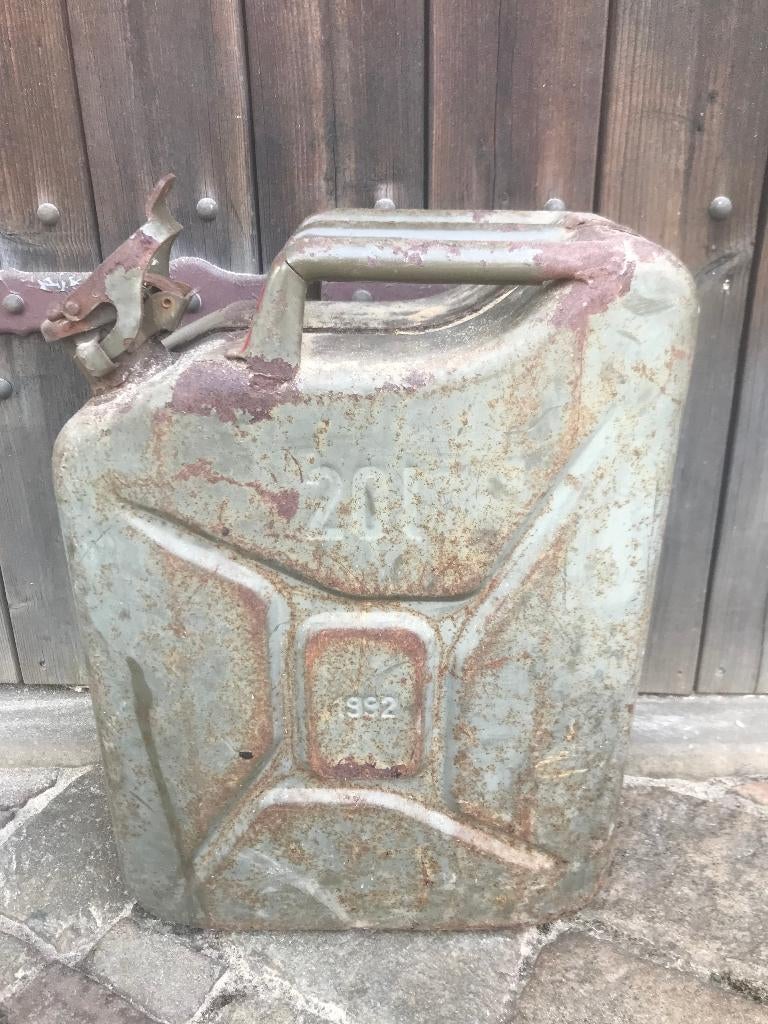 Jerrycan benzine, Ophalen of Verzenden, Gebruikt