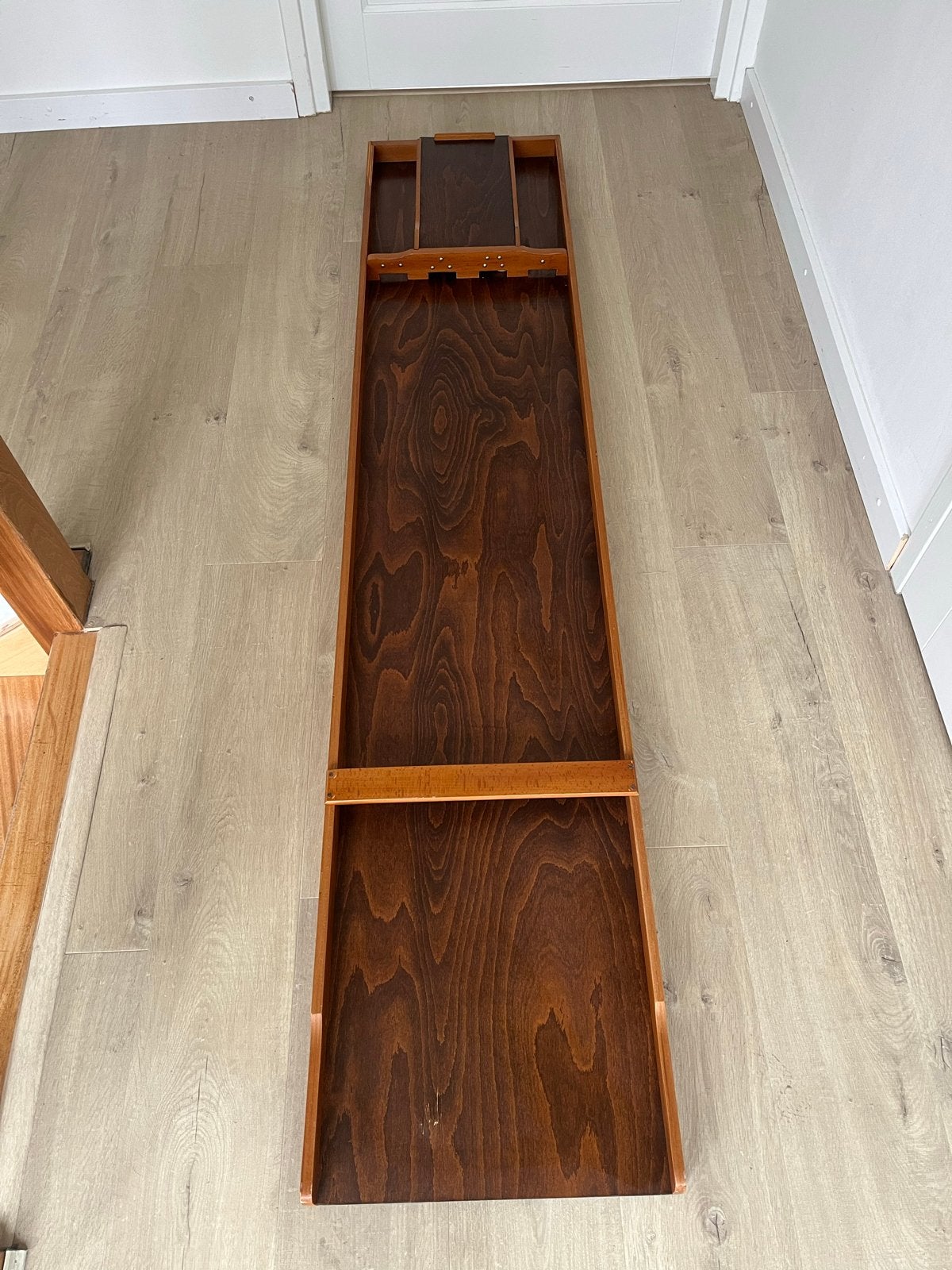 Sjoelbak 200x41 cm met sjoelschijven, Ophalen, Gebruikt
