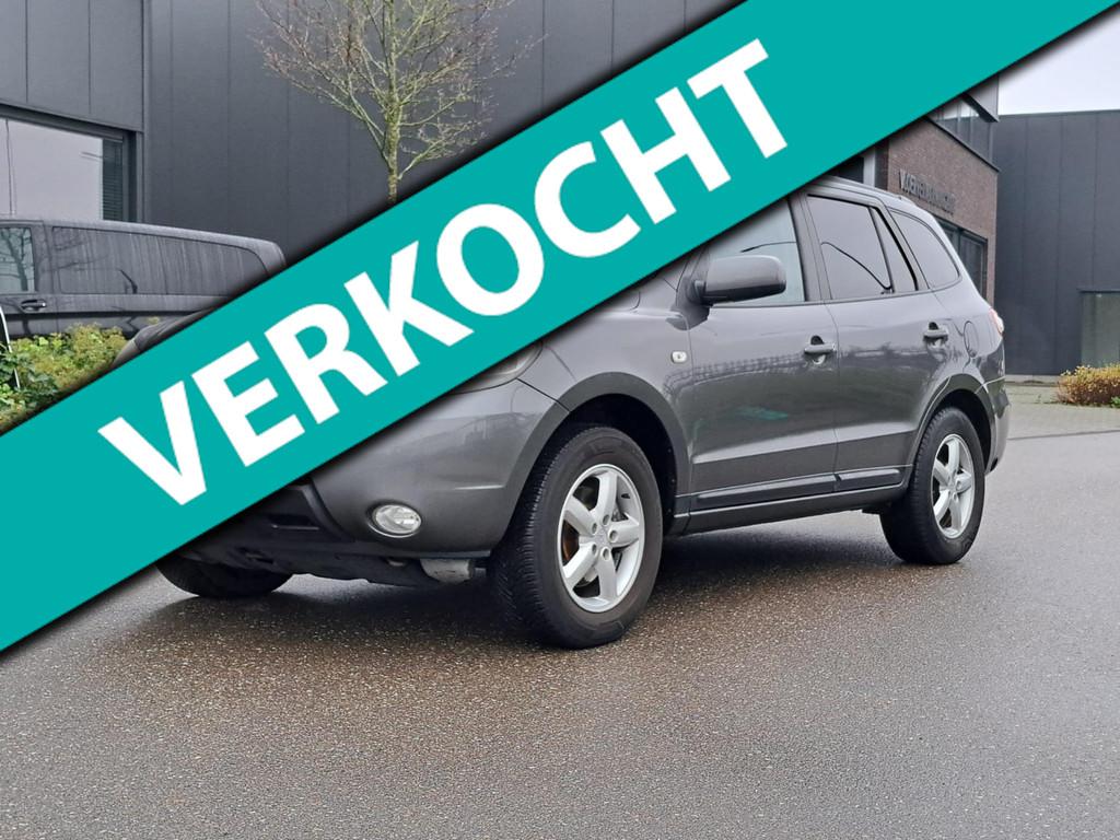 Hyundai Santa Fe 2.7i V6 Dynamic 7p. CLIMA/NAP, Auto's, Voorwielaandrijving, Gebruikt, 2000 kg, Bedrijf