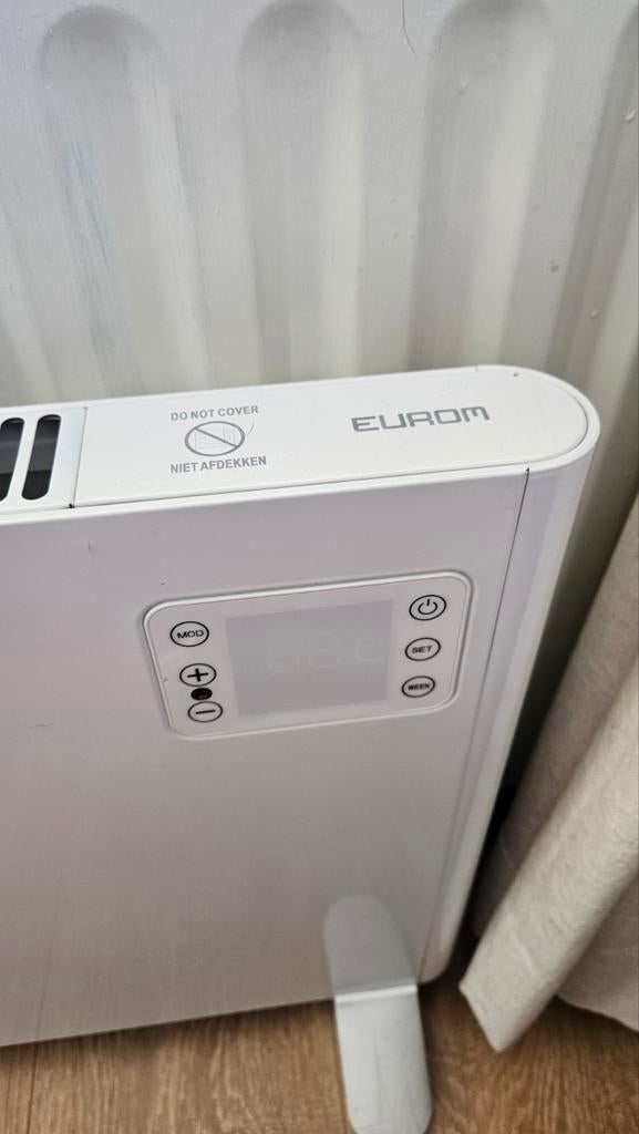 Eurom Elektrische Kachel - Convector Verwarming, Doe-het-zelf en Verbouw, Verwarming en Radiatoren, Ophalen, 30 tot 80 cm, Kachel