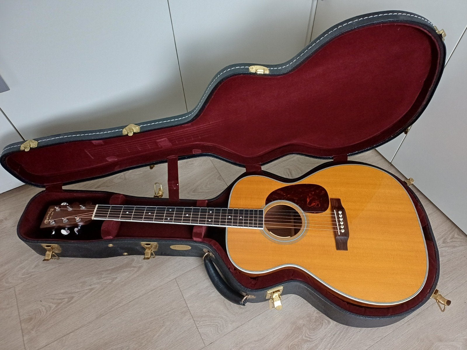 Martin M-36 met LR Baggs Anthem, Ophalen, Gebruikt, Western- of Steelstringgitaar, Met koffer