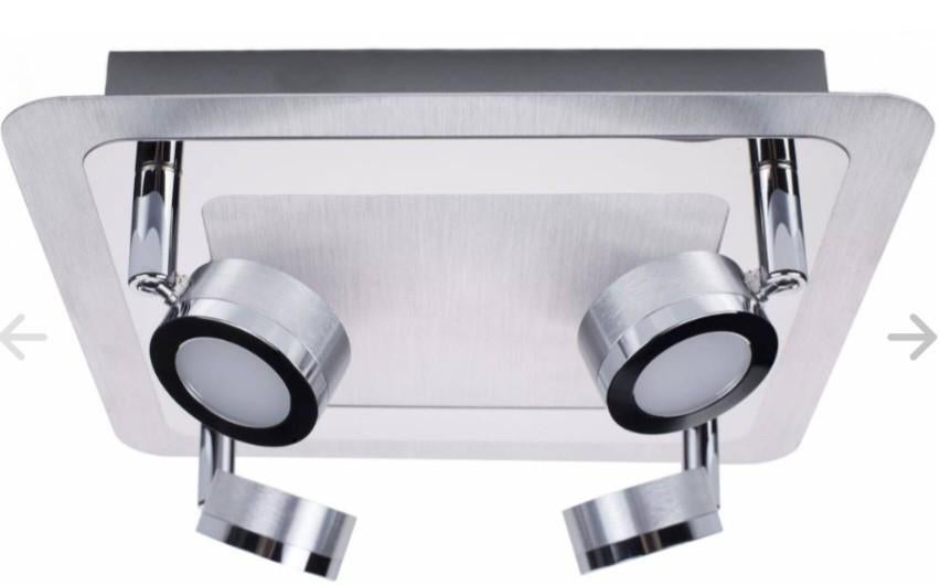 2 Stuks!! Ranex Treviso LED Plafondspot 4 Lampen, Ophalen of Verzenden, Zo goed als nieuw, Plafondspot of Wandspot