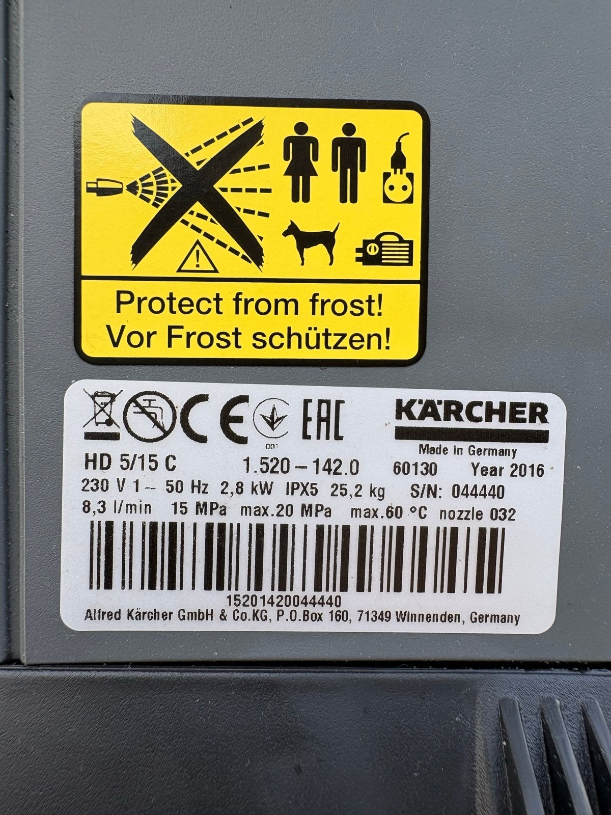 Foto 8 van Kärcher Professional HD 5/15 C Hogedrukreiniger