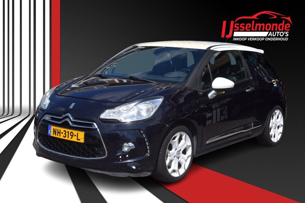 Citroën DS3 1.6 THP Sport Chic INRUIL AUTO MEENEEMPRIJS, Auto's, Citroën, Voorwielaandrijving, Euro 5, Gebruikt, Blauw