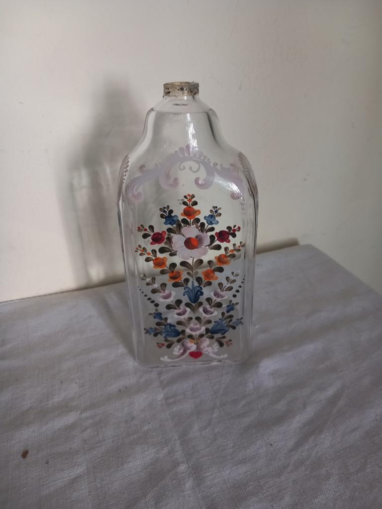 Beschilderd flesje, Antiek en Kunst, Ophalen of Verzenden