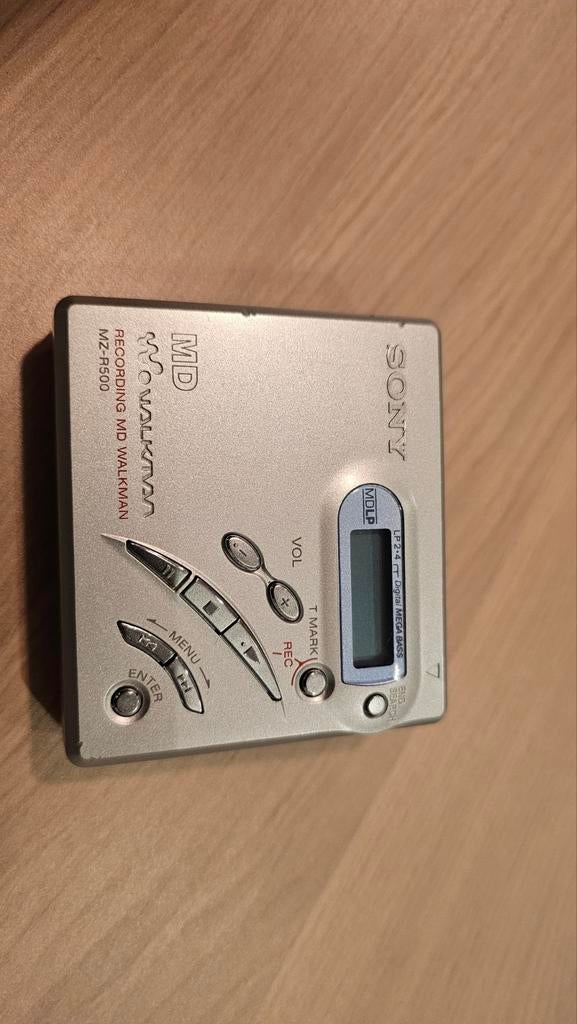 Sony MZ-R500 Minidisc Recorder - Zeldzaam & Perfect Werkend, Audio, Tv en Foto, Walkmans, Discmans en Minidiscspelers, Ophalen of Verzenden